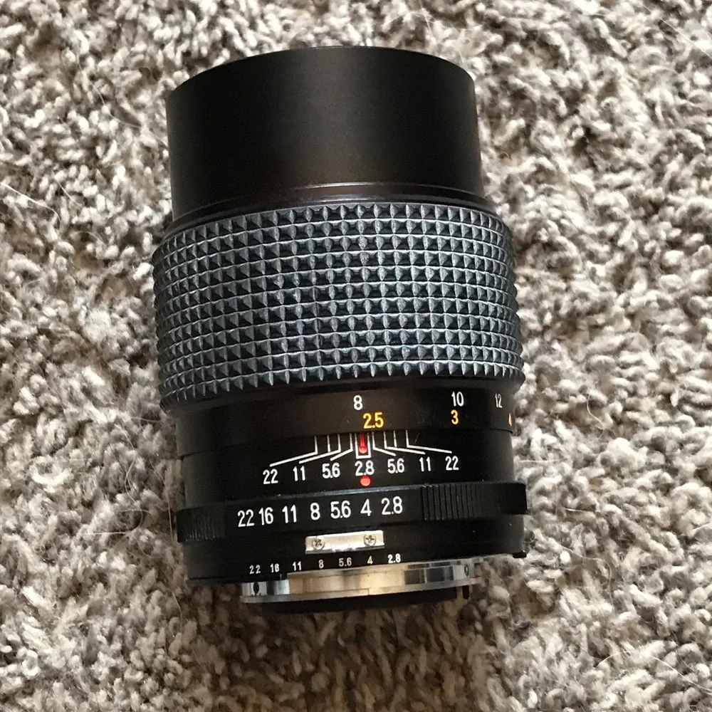 5 never used in tact Nikon/Vivtar lenses